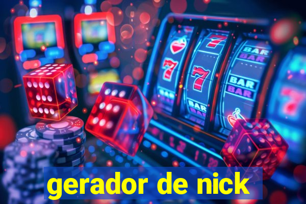 gerador de nick